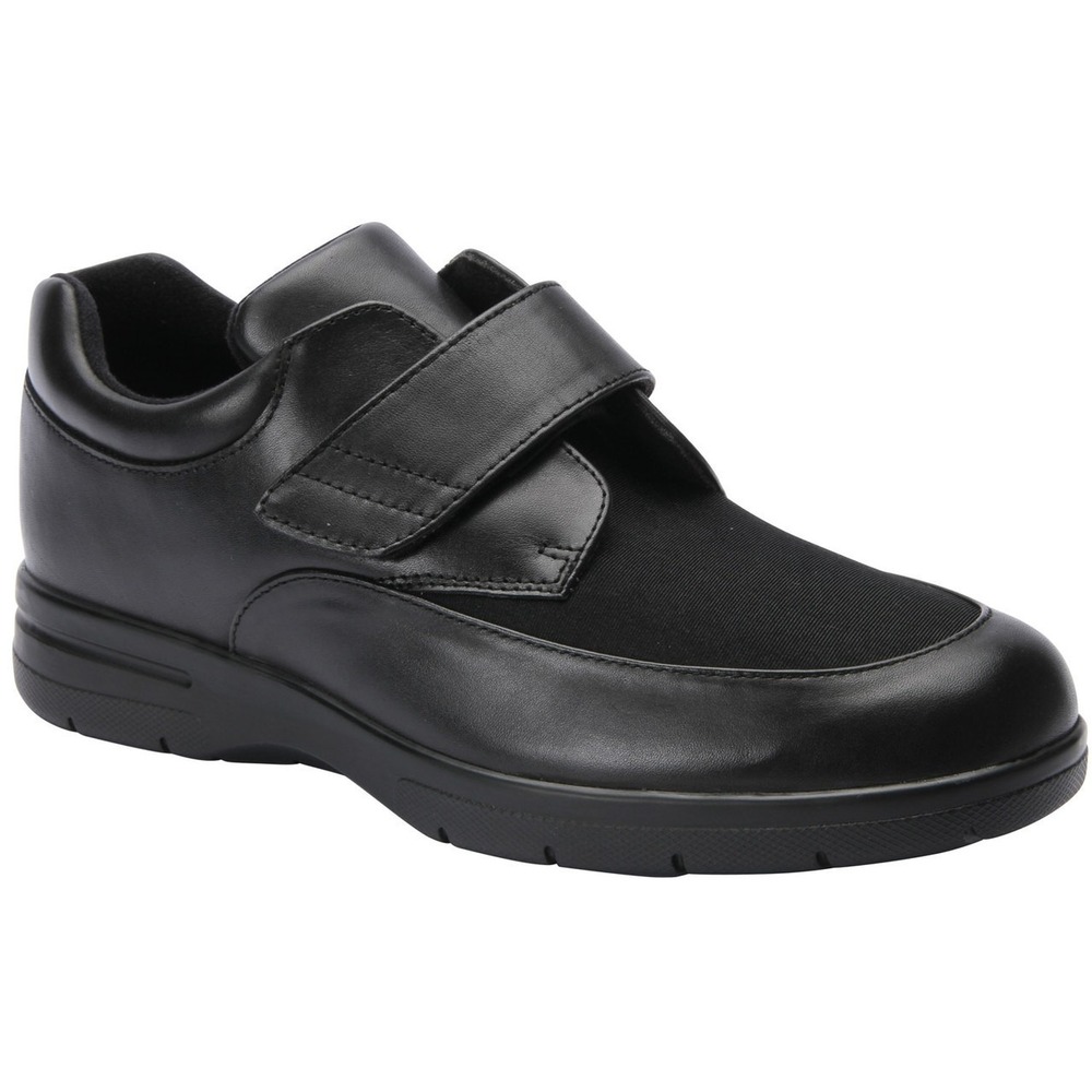 Drew Journey II Men's Sz 9.5‎ - 4W Diabetic Orthopedic Shoes Black - 44885-99